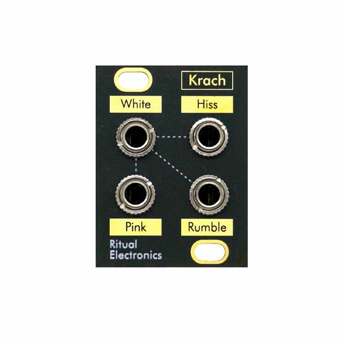 RITUAL ELECTRONICS - Ritual Electronics Krach 1U White/Pink/Filtered Noise Generator Module