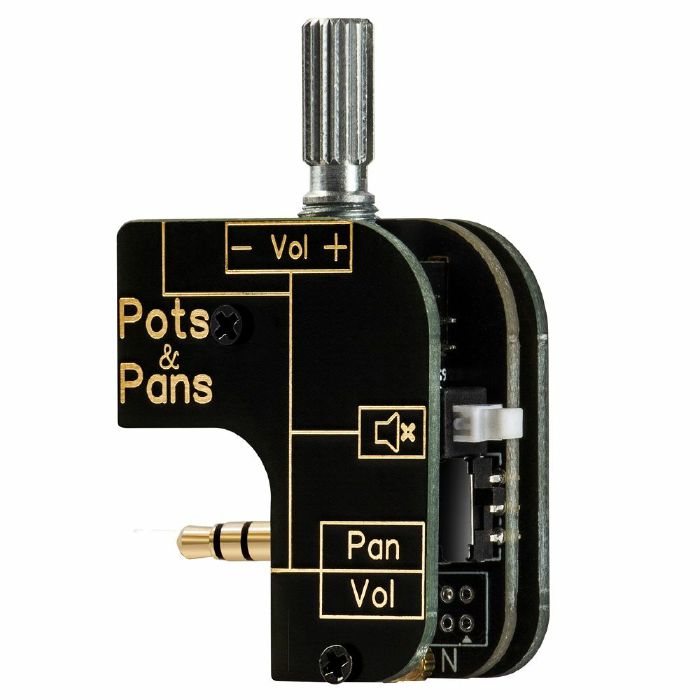 MYVOLTS - myVolts Pots & Pans Potentiometer Volume Control Audio Interface With Pan Mode & Mute Button (black)