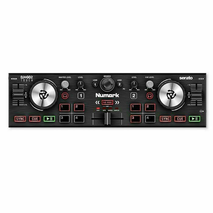 NUMARK - Numark DJ2GO2 Touch Pocket DJ Controller With Capacitive Touch Jog Wheels (black) (B-STOCK)