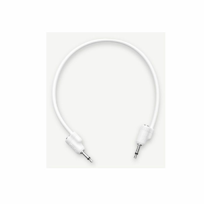 TIPTOP AUDIO - TipTop Audio Stackable Shielded 3.5mm & 1/8'' Jack & Plug Patch Cables (30cm/white/pack of 5)