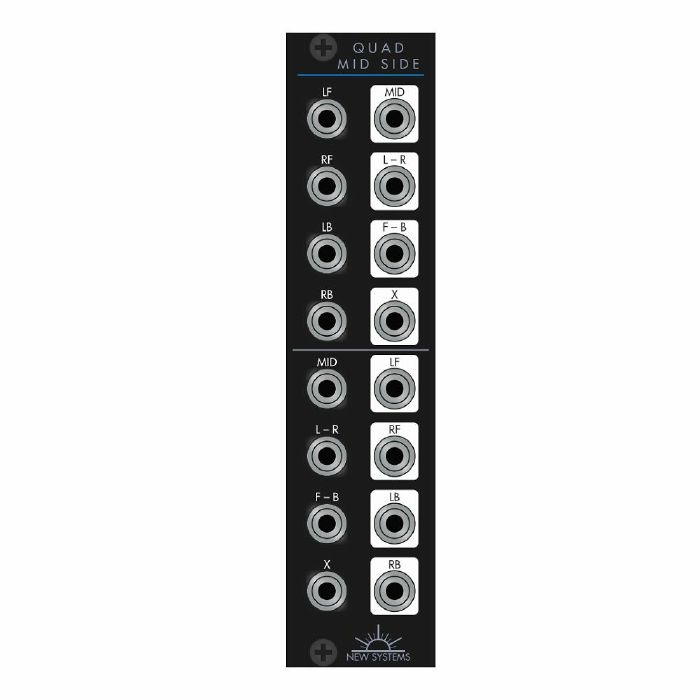 NEW SYSTEMS INSTRUMENTS - New Systems Instruments Quad Mid Side Quadraphonic Mid-Side Processing Module
