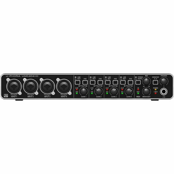 BEHRINGER - Behringer UPhoria UMC404HD Audiophile USB Audio & MIDI Interface With Tracktion 4 Software (B-STOCK)