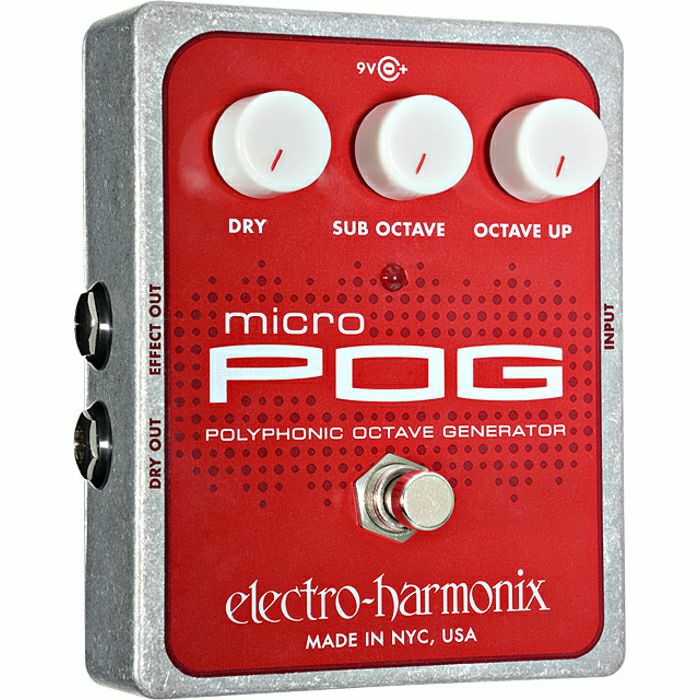 ELECTRO HARMONIX - Electro Harmonix Micro POG Polyphonic Octave Generator Effects Pedal (silver) (B-STOCK)