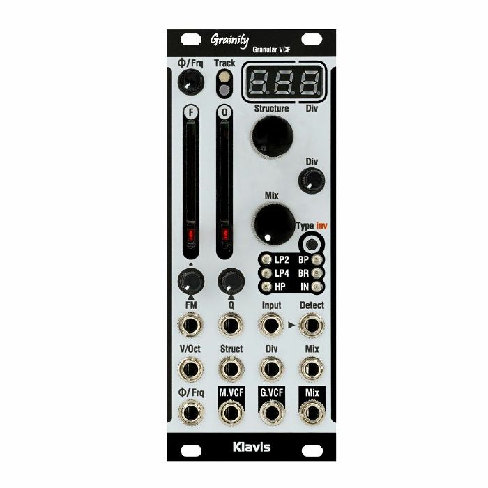 KLAVIS - Klavis Grainity Digitally-Controlled Full-Analogue Path Granular & Multi-Mode VCF Module (silver)