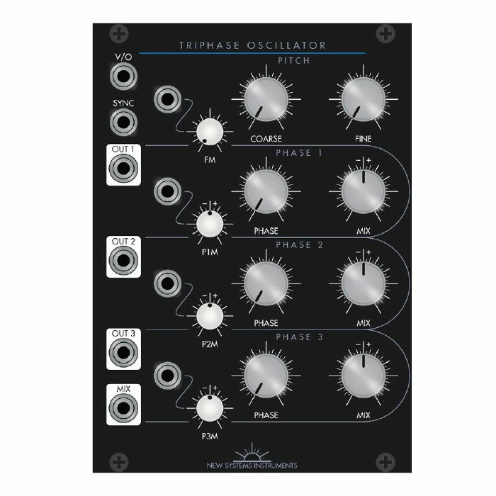 New Systems Instruments Triphase Oscillator Sawtooth Oscillator Module at Juno Records.