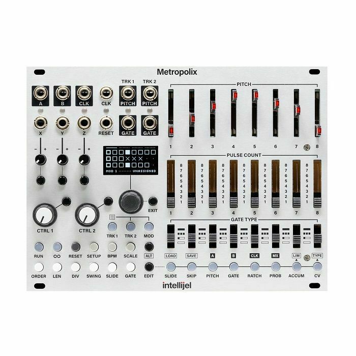 INTELLIJEL - Intellijel Metropolix Multitrack Performance-Oriented Pitch Gate & Mod Sequencer Module (silver) (B-STOCK)