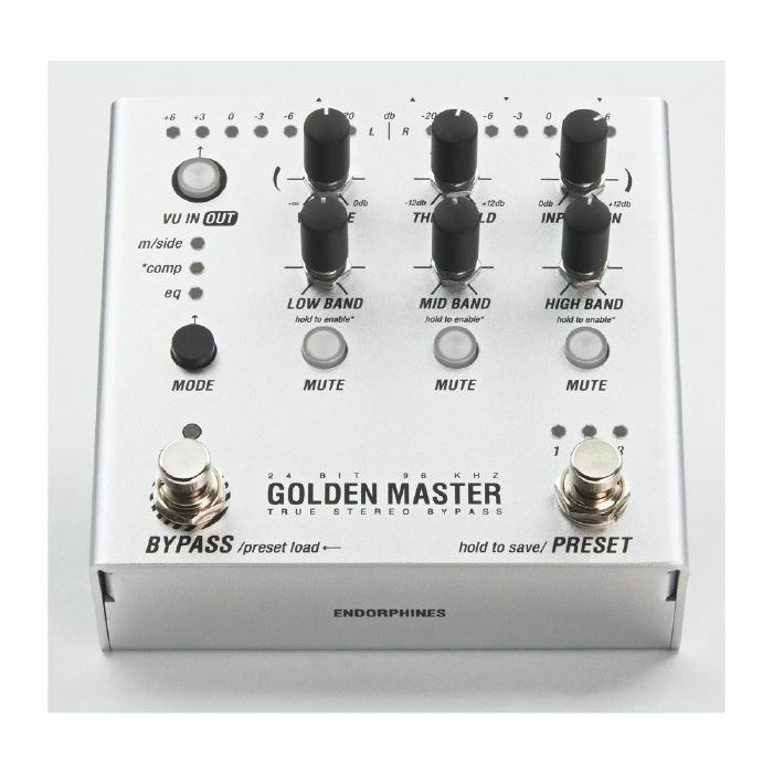 Endorphin.es Golden Master Multi-Band Processor Effects Pedal at