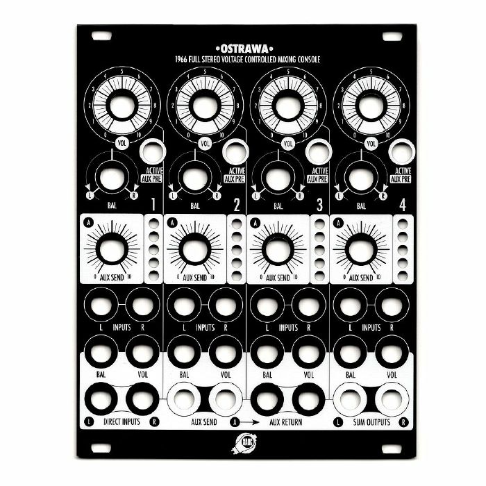 XAOC DEVICES - Xaoc Devices Ostrawa Black Synth Module Panel