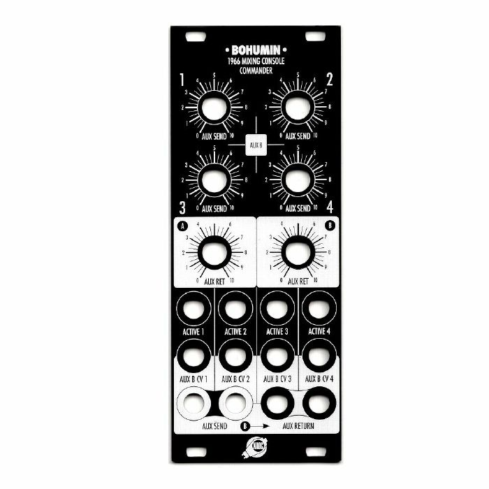 XAOC DEVICES - Xaoc Devices Bohumin Black Synth Module Panel