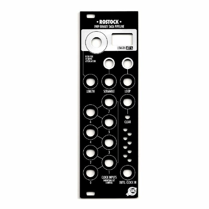XAOC DEVICES - Xaoc Devices Rostock Black Synth Module Panel