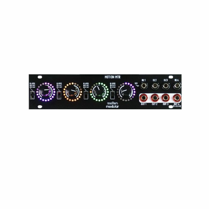 MOLTEN MODULAR - Molten Modular Motion MTR 1U CV & Audio Utility/Real Time Visualiser Module