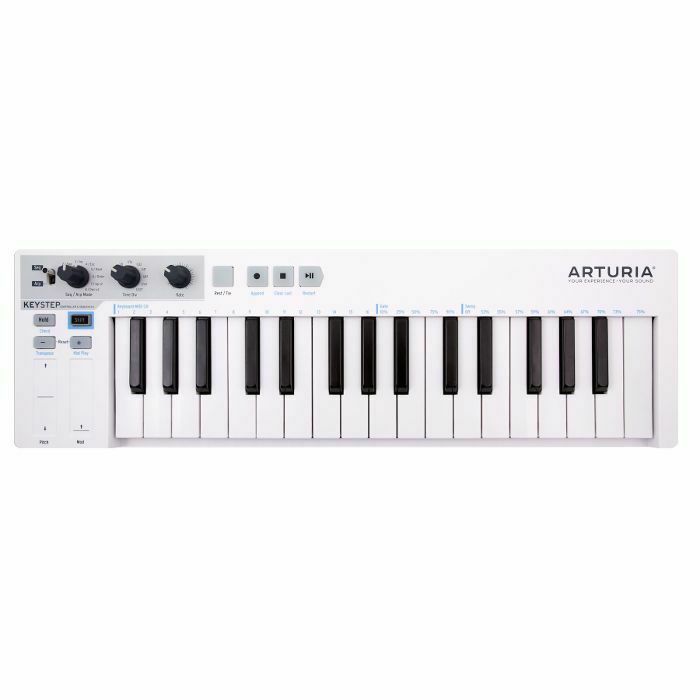ARTURIA - Arturia KeyStep Portable USB MIDI Keyboard Controller & Sequencer (white) (B-STOCK)