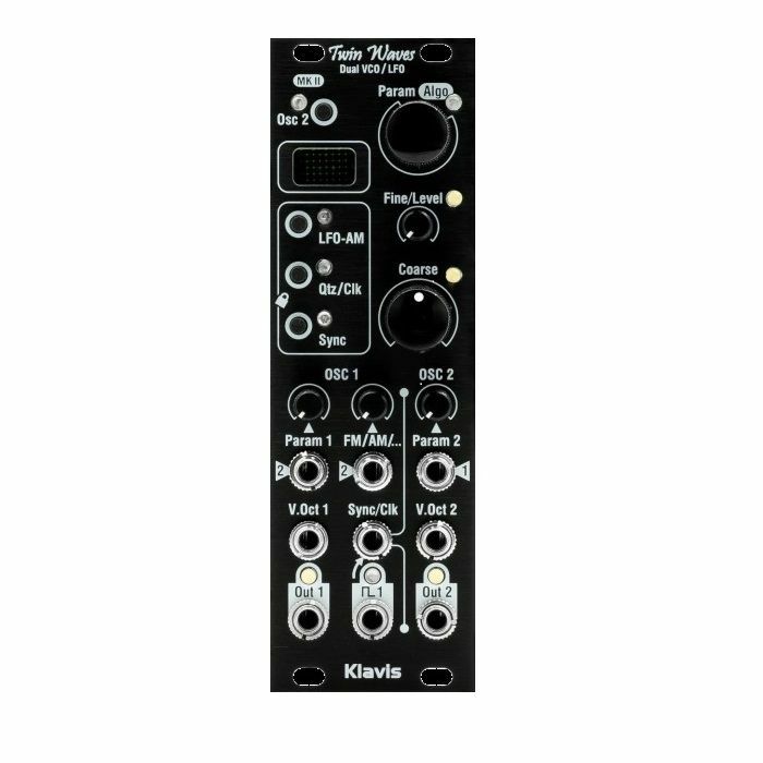KLAVIS - Klavis Twin Waves MK2 Voltage-Controlled Dual VCO/LFO/Random Module (black)