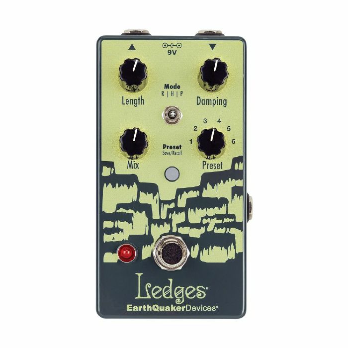 EARTHQUAKER DEVICES - EarthQuaker Devices Ledges Tri-Dimensional Reverberation Machine Effects Pedal