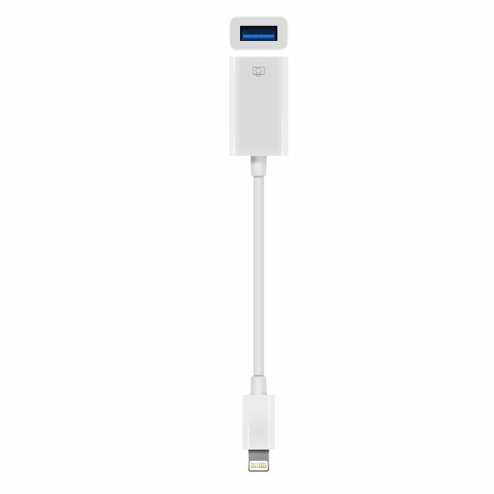 ELECTROVISION - Electrovision Lightning To USB-A OTG Socket Adaptor Cable (65mm)