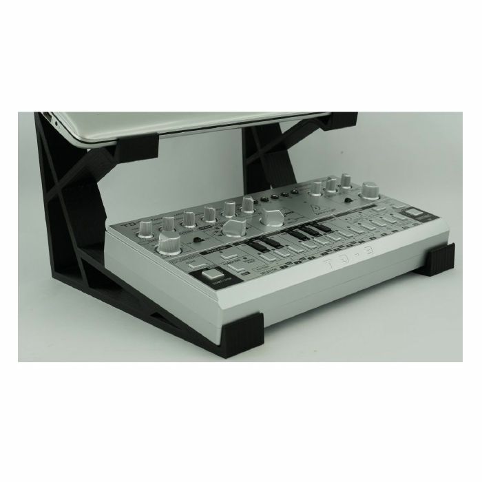 CoverUp Pro Behringer TD-3 & RD-6/Roland TB-303/DinSync RE-303 Double Tier Desktop Stand