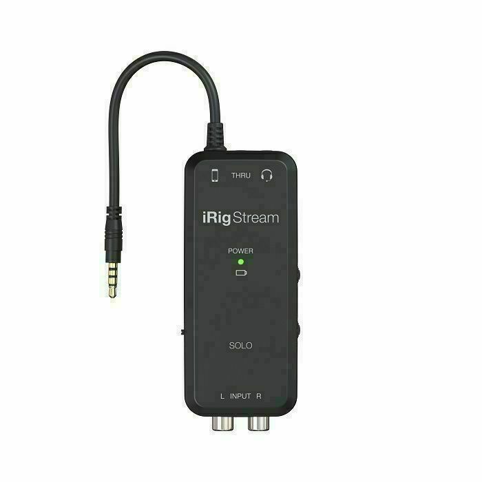 IK MULTIMEDIA - IK Multimedia iRig Stream Solo Analogue Audio Streaming Interface For iOS & Android (B-STOCK)