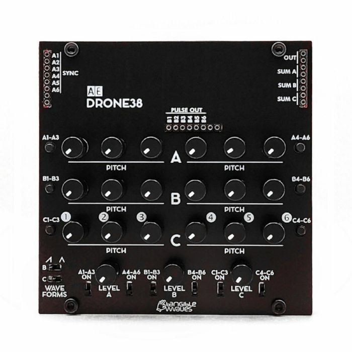 TANGIBLE WAVES - Tangible Waves AE Modular Drone 38 Sound Generator Module