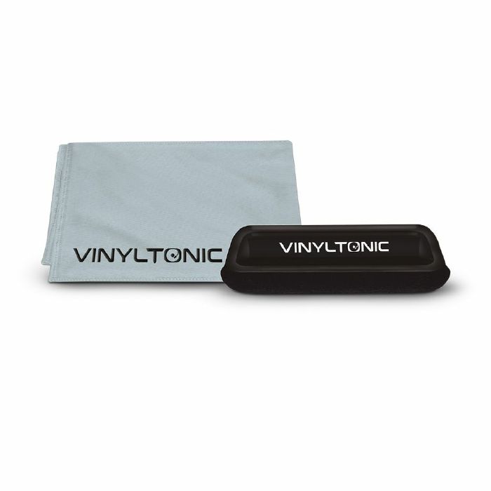 VINYL TONIC - Vinyl Tonic Vinyl Record Velvet Brush & Microfibre Cloth Cleaning Kit