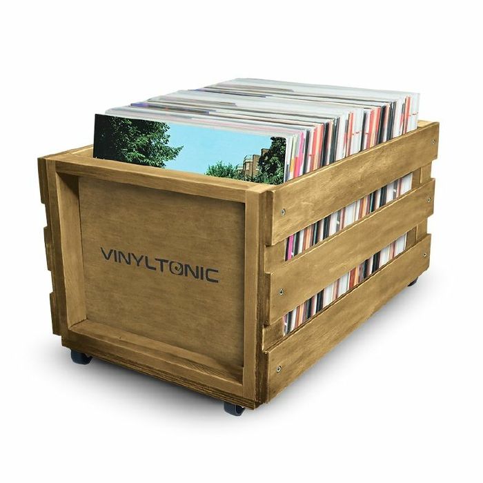 Vinyl Tonic 12 Vinyl Record Storage Crate 65 With Wheels at Juno Records.