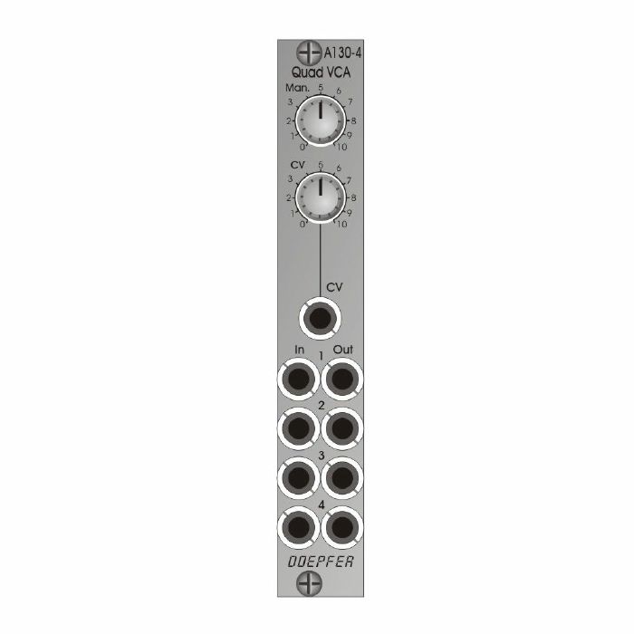 DOEPFER - Doepfer A-130-4 Quad VCA Module (silver)