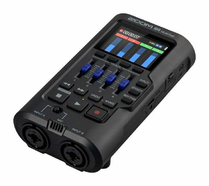 Zoom R4 MultiTrak Handheld 4-Track Recorder With 32-Bit Float Audio