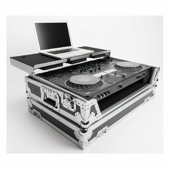 Magma DJ Controller Workstation Pioneer DJ DDJ-REV5 Flightcase With 19" Rack