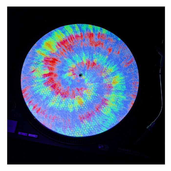 Glowtronics Hurricane 12" Vinyl Record UV Blacklight Slipmats (pair)