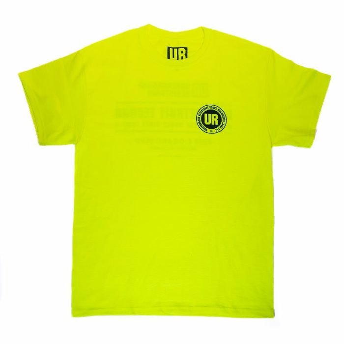 UNDERGROUND RESISTANCE - Underground Resistance Workers T-Shirt (neon yellow, medium)