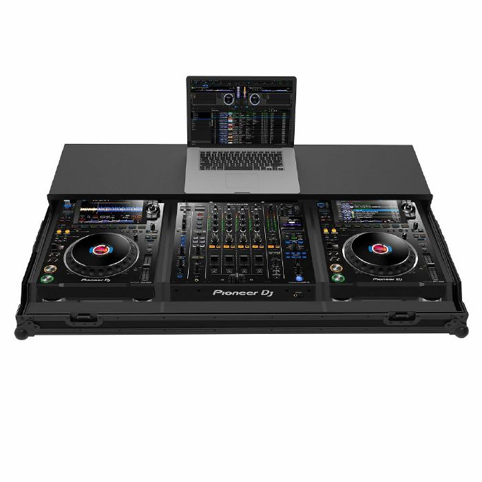 ZOMO - Zomo Set-30A9 Plus NSE Flightcase With Shelf For 2x Pioneer DJ CDJ-3000/DJM-A9/Laptop