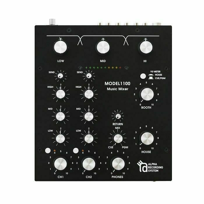 ALPHA RECORDING SYSTEM - Alpha Recording System MODEL1100STD 2-Channel Rotary DJ Mixer (B-STOCK)
