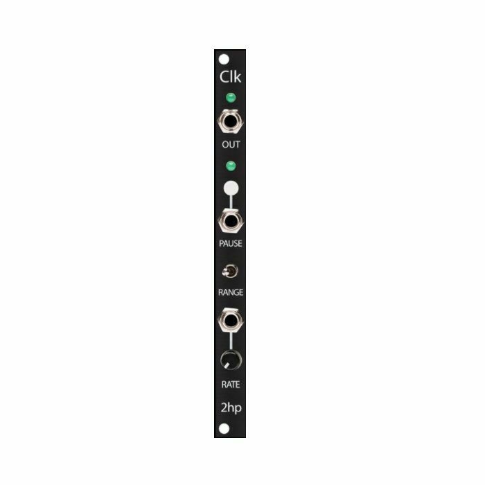 2HP - 2hp Clk Voltage Controlled Clock Generator Module (black) (B-STOCK)