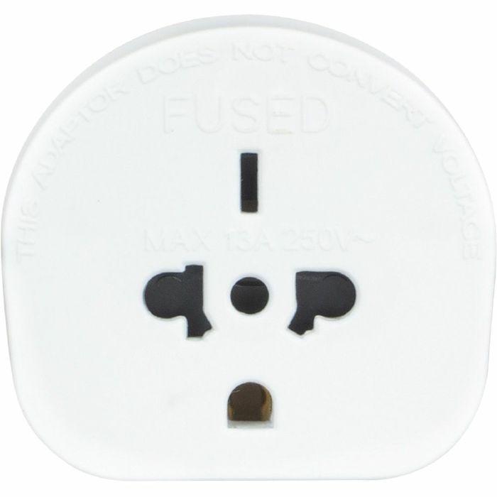 Eagle UK Tourist World To UK Plug-In Travel Adapter (white)