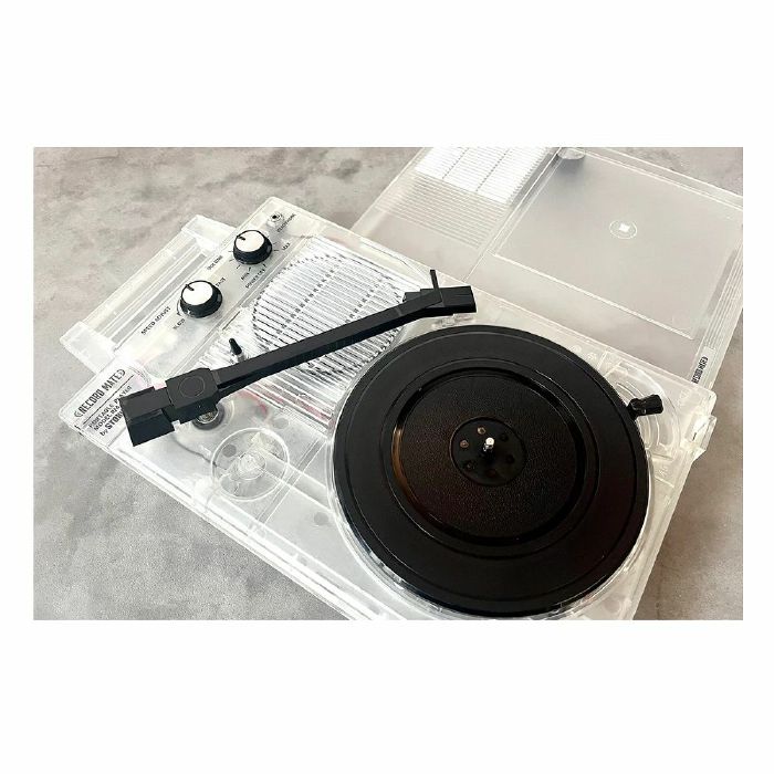 Stokyo Record Mate Portable Vinyl Record Player (clear)