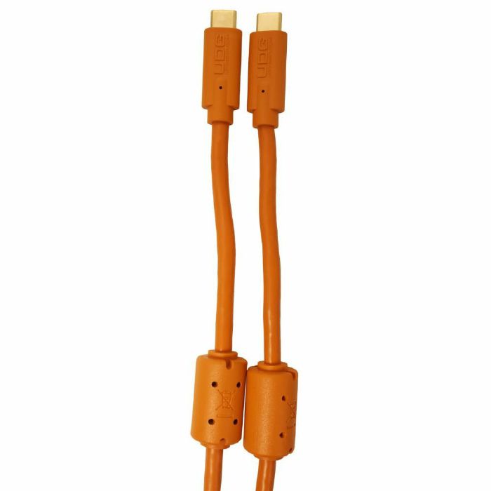UDG - UDG Ultimate Straight USB 3.2 Type C-C Audio Cable (orange, 1.5m)