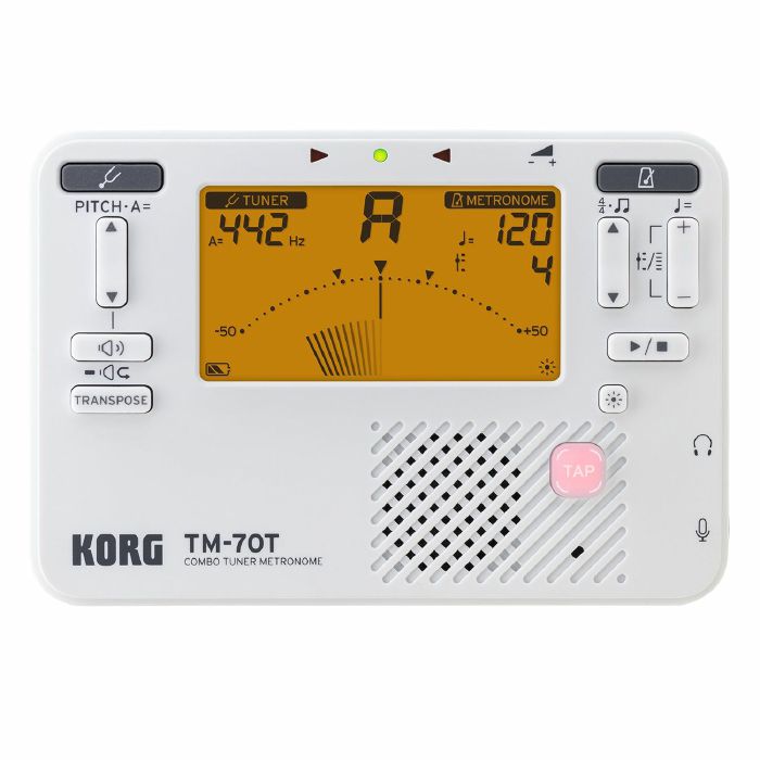 KORG - Korg TM-70T Compact Tuner Metronome Combo (white)