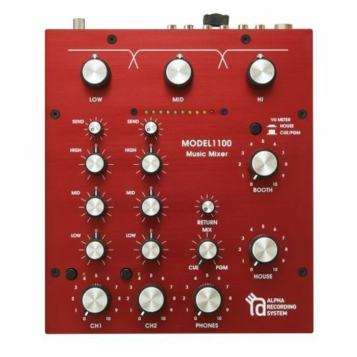 Alpha Recording System MODEL1100 2-Channel Rotary DJ Mixer