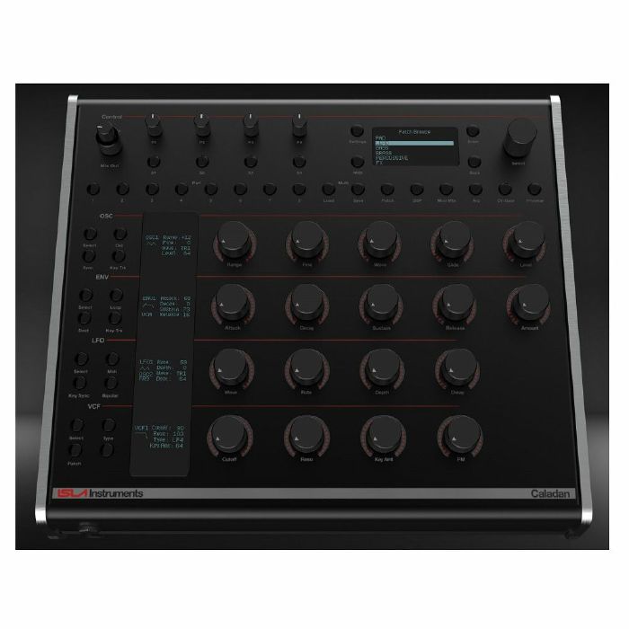 ISLA INSTRUMENTS - Isla Instruments Caladan Expandable 8-Part Analogue/Digital Multi-Timbral Synthesiser (including 4 voice cards)