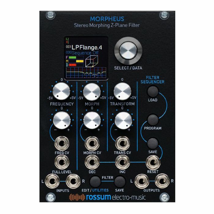 ROSSUM ELECTRO-MUSIC - Rossum Electro-Music Morpheus Stereo Morphing Z-Plane Filter Module (black)