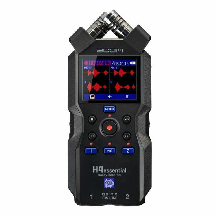 ZOOM - Zoom H4essential 32-Bit Float 4-Track Handy Recorder